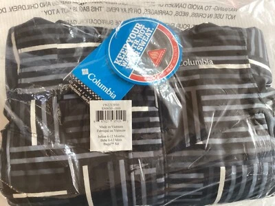 Columbia BUGA SET Chaqueta y Babero Mono INFANTE 6-12M Traje de Nieve NIÑA NIÑO Bebé $125 Foto 1 de 4