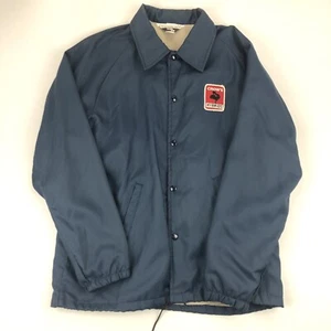 Vintage Crows Hybrids Farm Seed Chalk Line Jacket Made USA. Size Medium. Farming - Picture 1 of 12