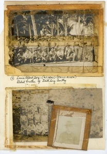 Lote de 4 fotos de la guerra hispanoamericana ID soldado Louis A. Sorg Cuba Filipinas PR - Imagen 1 de 7