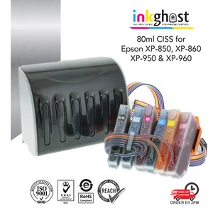 CIS compatible with Epson XP-850 XP-960 Expression 277 277XL ink cartridge CISS - Picture 1 of 3