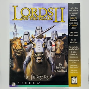 Lords of the Realm II, 1996, Big Box, New & Sealed - Picture 1 of 9