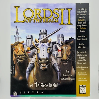 Lords of the Realm II, 1996, Big Box, New & Sealed - Image 1 of 4