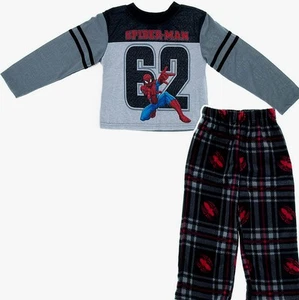 Spiderman Marvel 4 5 XS 10-12 L 2- Sleepwear boys Pajamas Set New with Tags - Picture 1 of 1