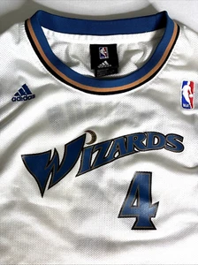 NBA Washington Wizards Antawn Jamison #4 Basketball Jersey adidas Youth Sz 14-16 - Picture 1 of 9