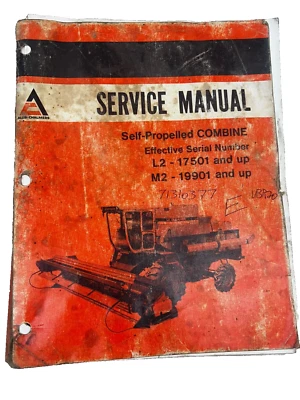 SERVICE MANUAL FOR GLEANER L2- 17501 AND UP M2- 19901 AND UP 71310377 - Image 1 of 3