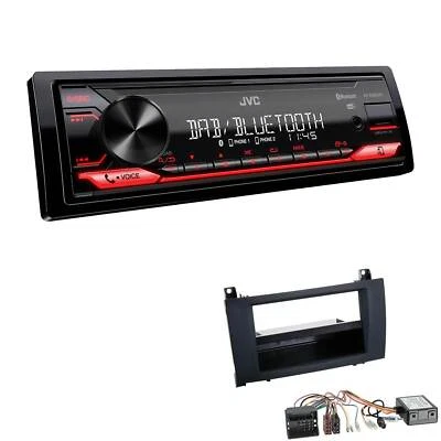 JVC Digital Auto Radio Bluetooth DAB+ USB für Mercedes-Benz SLK mit Canbus - Bild 1 von 4
