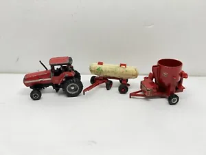 ERTL International Tractor Mixer Mill Ammonia Tank 1/64th Farm Toy Set - Picture 1 of 10