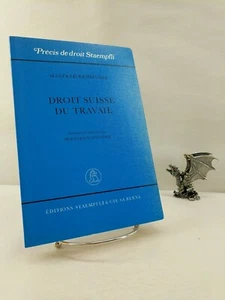 Droit suisse du travail, Manfred Rehbinder 1979 - Picture 1 of 5