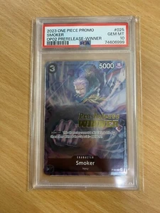 Smoker Vorabversion WINNER Englisch P-025 (PSA 10) One Piece 74606999 - Bild 1 von 2
