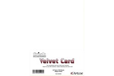 Frisk Velvet Card 300gm White A4 330micron Pack of 50