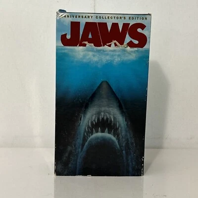 Jaws - 1975 (VHS, 2000, 2-Tape Set, Anniversary Collectors Edition Double-Pack) - Image 1 of 4
