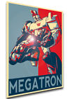 Poster Propaganda   Transformers   Megatron Variant 01   Ll0542