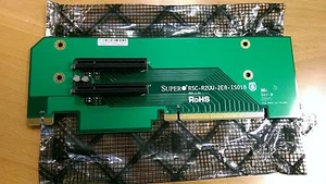 SUPERMICRO RSC-R2UU-2E8 ISO18 PCIe PCI Express X8 RISER Board CARD - Picture 1 of 2