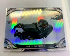 Star wars 2022 "Enter the Dark Troopers" #S2-35 Refractor Mandalorian Topps - Bild 1 von 2