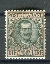 1910 Regno D'Italia lire 10 floreale MNH **
