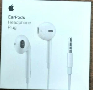 Genuine Original Apple EarPods A1472 3.5mm Headphone Plug & Mic MNHF2ZM/A -White - Picture 1 of 5