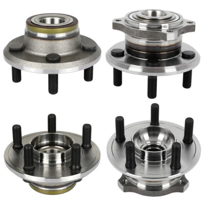 4Pcs Wheel Hub Bearings Front Rear RWD For Chrysler 300 Dodge Charger 2009-2014 - Image 1 of 4