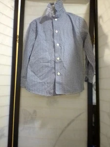 Blue button up shirt Boys Size 5 small Brand George - Picture 1 of 3