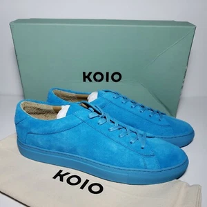 Koio Capri Wildleder Lederschuhe Damen Sneaker 11 (US) | 41 (EU) türkisblau - Bild 1 von 12