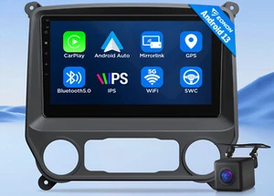 10.1" IPS Car Stereo Radio GPS WiFi For 2014-2018 Chevrolet Silverado GMC Sierra - Picture 1 of 25