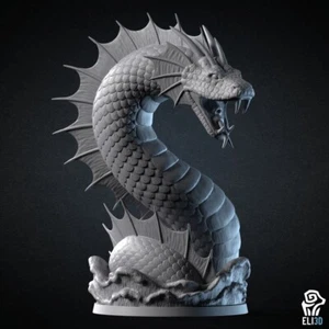 Seeschlange Monster D&D Rollenspiel Dungeons & Drachen Miniatur - Bild 1 von 3