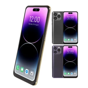 15promax Ultra Thin 6.6in Face Unlock 4GLTE Phone With Earphones 8 SG7 - Zdjęcie 1 z 33
