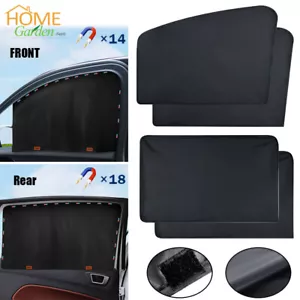 4x Car Side Window Sun Shade Curtain Magnetic Blackout Privacy Truck Baby Cover - Picture 1 of 12