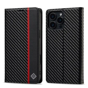 For iPhone 11 12 13 Mini 14 Plus 15 16 Pro Max Leather Magnetic Flip Phone Case - Picture 1 of 17