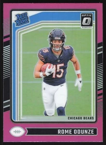 Rome Odunze PINK Rated Rookie - 286 - 2024 Panini Donruss Optic NFL - Bild 1 von 2