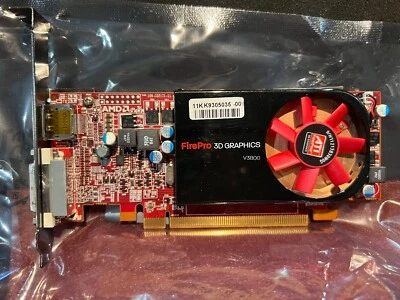 BARCO MXRT 2400 FIREPRO V3800 MEDICAL GRAPHIC CARD DVI DP 512MB DDR3 2.0X16 #173 - Image 1 of 4
