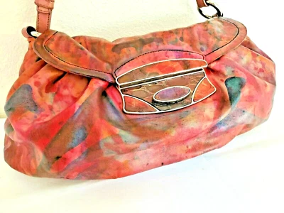 Prada Cuero Monedero Mini Bolso Rojo Morado Teñido Azul Rosa Verde Cocodrilo Caimán Foto 1 de 4