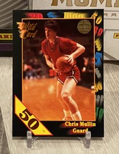 Chris Mullin "50 Stripe" Wild Card 1991/1992 RARE Warriors HOF - FREE SHIP $25