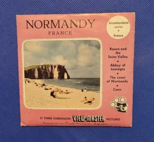 Sawyer's 1421 AB & C Normandy France view-master Vacationland 3 Reels Packet - Picture 1 of 4