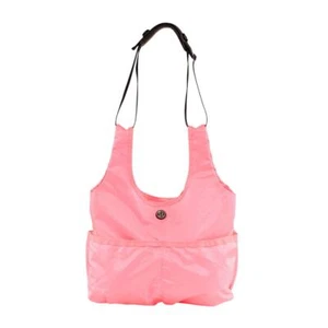 Lululemon Post Savasana Tote Pink Shell Yoga Shoulder Gym Yoga Bag A28 - Picture 1 of 15