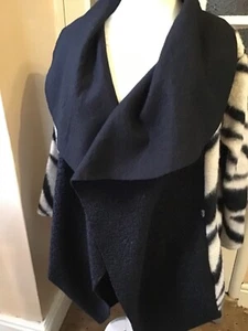 Damen Black & White Zebra Print Coatigen  - Bild 1 von 4