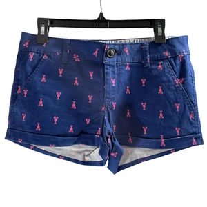 Pantaloncini corti donna blu navy e rosa aragosta nuovi So - taglia 9 - Foto 1 di 8