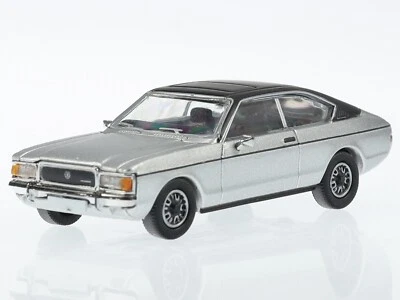Ford Granada MK I Coupe 1974 silver model car Premium-ClassiXXs 1:87 - Image 1 of 4