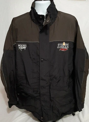 Roush Racing Greg Biffle Ameriquest Team Issued XL Black Jacket NASCAR Ford Cover