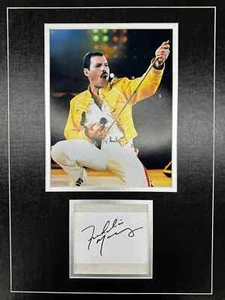 Freddie Mercury signed Display ICZ Dave Norman Autogramm COA - Bild 1 von 3