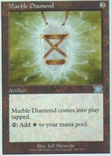 Marble Diamond ~ Moderately Played 6th Edition Sixth MTG Magic UltimateMTG Artif