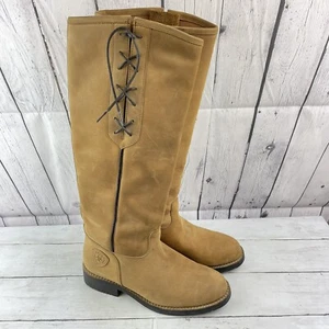 Stivali alti da equitazione donna Ariat pelle scamosciata marrone 55826 marroni slip on pizzo taglia 7,5 - Foto 1 di 13