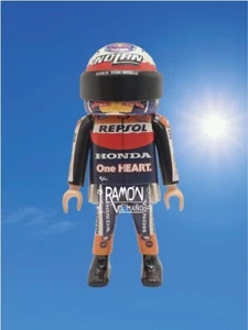 Custom playmobil Cassey Stoner motogp motociclismo honda repsol jerez motorland - Imagen 1 de 6