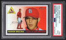2004 Topps Heritage Chrome Retrofractor #99 Yadier Molina RC PSA 9 MINT #/555