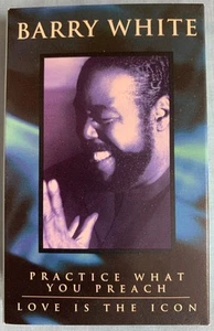 Barry White Practice What You Preach cassette UK A&m 1994 cassette single in - Picture 1 of 4