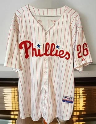 Majestic Size 52 Philadelphia Phillies Chase Utley Baseball ⚾️ Jersey  - Image 1 of 4