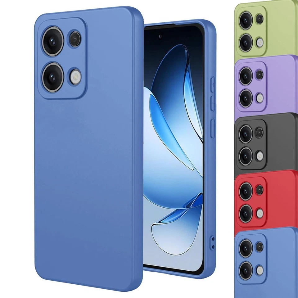 For OPPO Reno 13 5G Case Slim Liquid Silicone Shockproof Gel Phone Cover