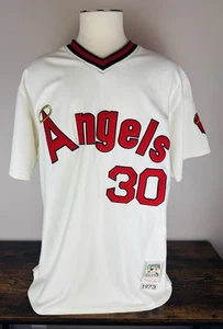 New w/ Tag 1973 Nolan Ryan Anaheim Angels Mitchell & Ness MLB Jersey Size 52 XXL - Picture 1 of 6