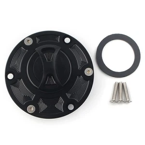 Cubierta de tapa de tanque de combustible para Aprilia RS125/RS250 RSV1000 Tiger 800 1050 negra - Imagen 1 de 12