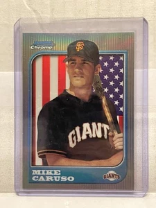 1997 Bowman Chrome Mike Caruso #211 Refractor - Picture 1 of 2