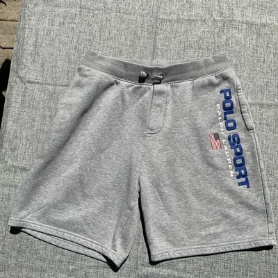 Polo Ralph Lauren Sports Shorts Athletic Fleece Size 14-16 Gray - Image 1 of 4